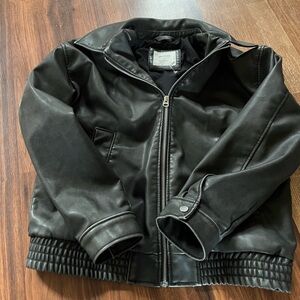 Hollister Black Leather Jacket